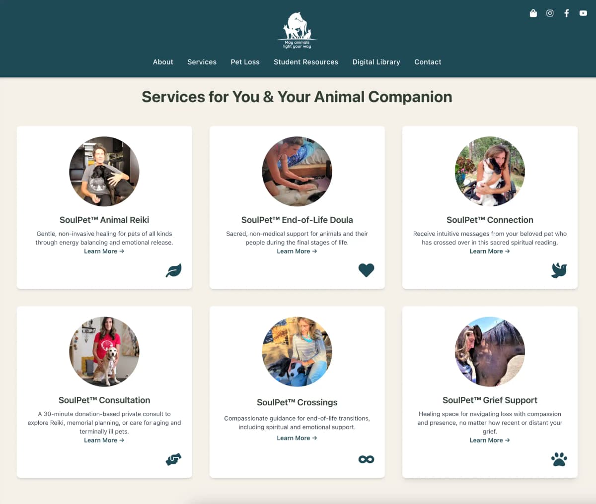 the animal reiki lady services