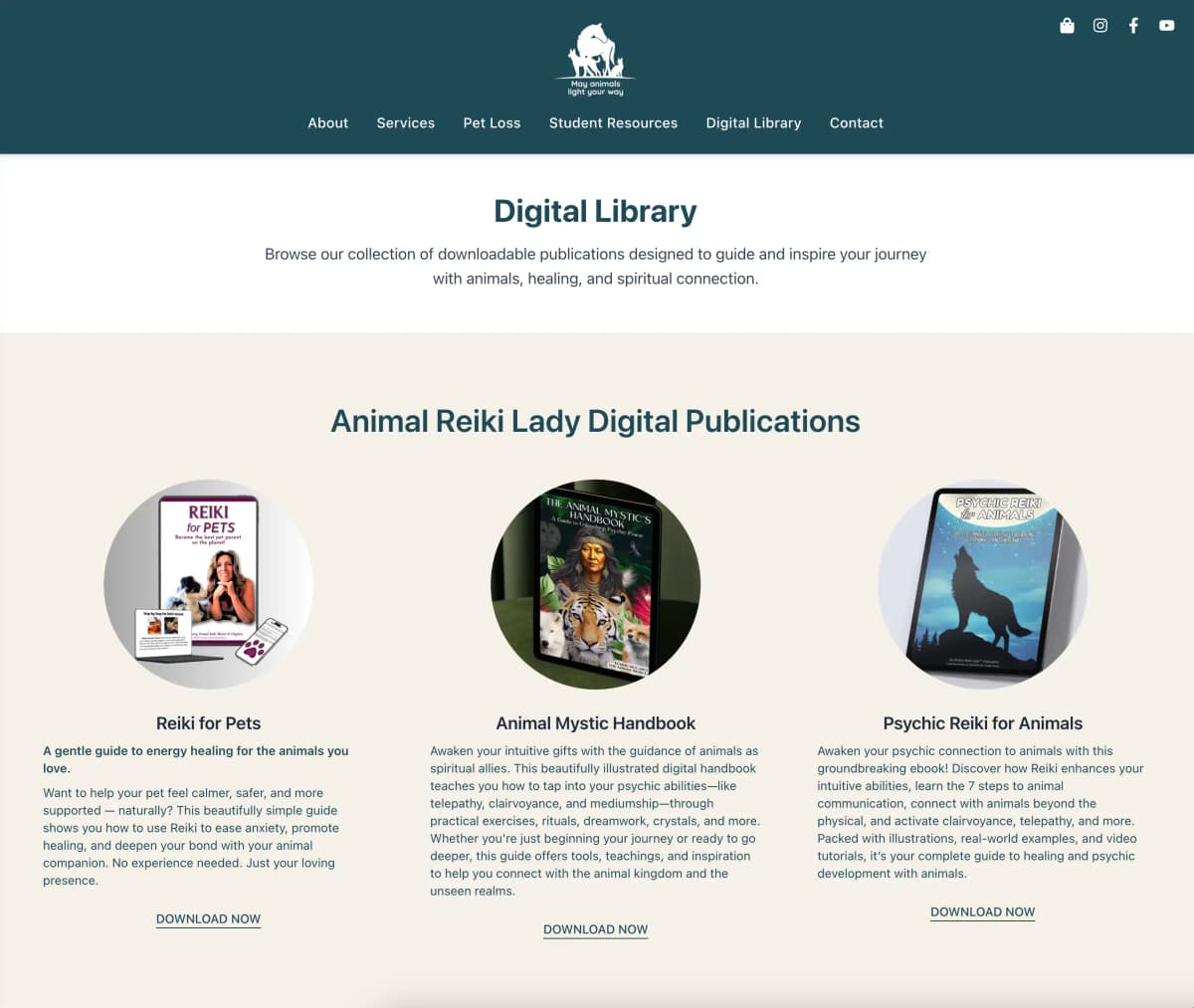 the animal reiki lady digital library