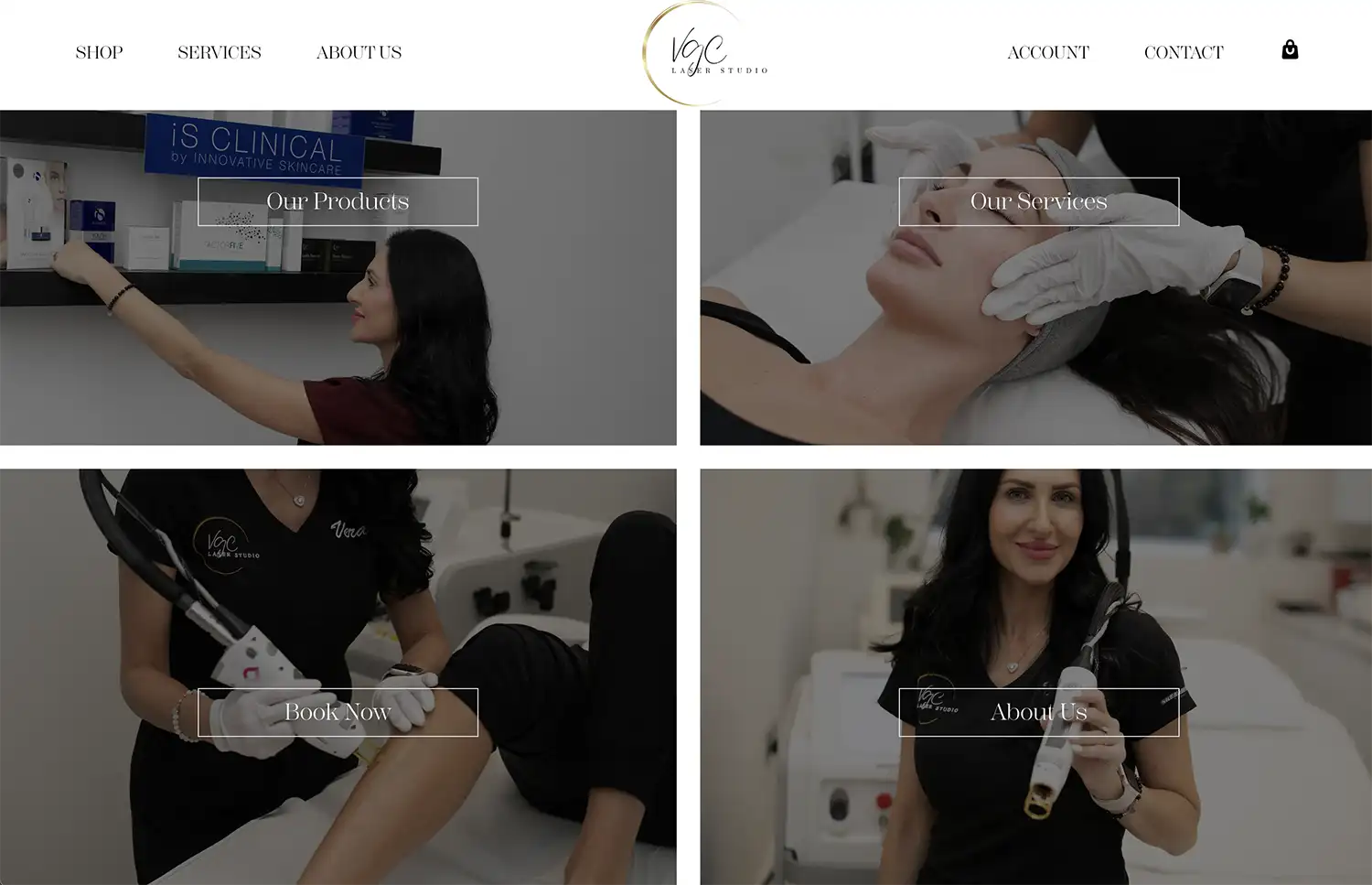vgc laser studio website home